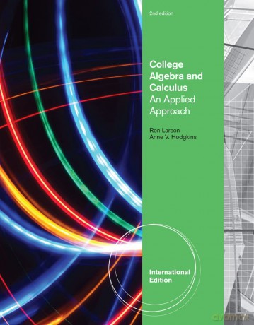 College Algebra and Calculus: An Applied Approach, International Edition - Larson [KSIĄŻKA]