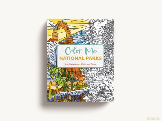 Color Me National Parks: An Adventurous Coloring Book - Cider Mill Press [KSIĄŻKA]