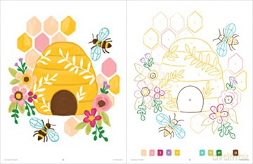 ColorMaps: Garden: Color-Coded Patterns Adult Coloring Book (ColorMaps): 5 - Olivia Gibbs [KSIĄŻKA]