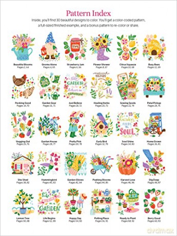 ColorMaps: Garden: Color-Coded Patterns Adult Coloring Book (ColorMaps): 5 - Olivia Gibbs [KSIĄŻKA]