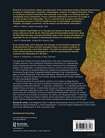 Concepts and Theories of Human Development - Richard M. Lerner [KSIĄŻKA]