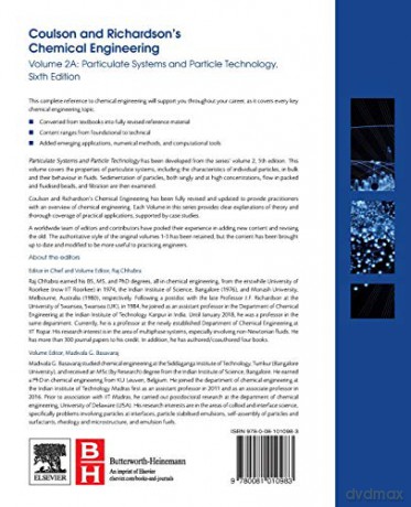 Coulson and Richardson's Chemical Engineering: Volume 2A: Particulate Systems and Particle Technology - Basavaraj Gurappa [KSIĄŻKA]