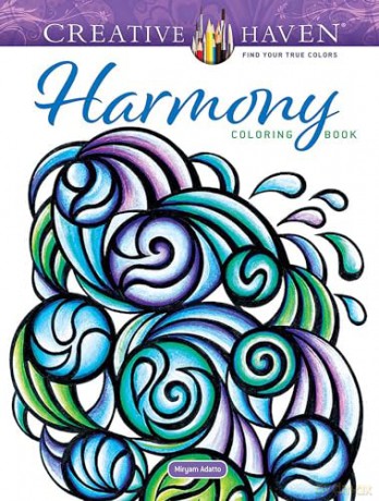 Creative Haven Harmony Coloring Book (Adult Coloring Books: Calm) - Miryam Adatto [KSIĄŻKA]