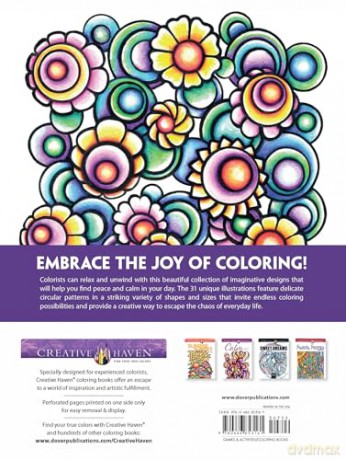Creative Haven Harmony Coloring Book (Adult Coloring Books: Calm) - Miryam Adatto [KSIĄŻKA]