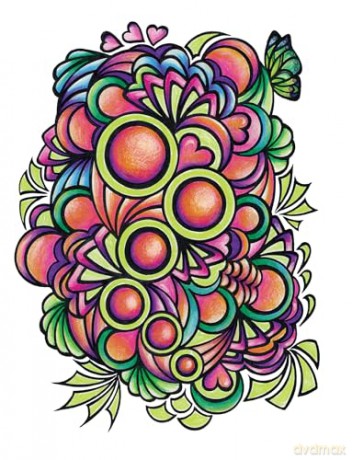 Creative Haven Harmony Coloring Book (Adult Coloring Books: Calm) - Miryam Adatto [KSIĄŻKA]