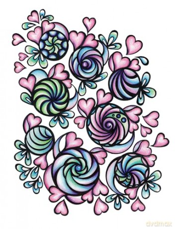 Creative Haven Harmony Coloring Book (Adult Coloring Books: Calm) - Miryam Adatto [KSIĄŻKA]