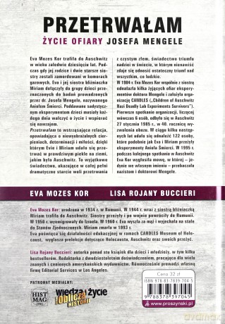 Przetrwałam Życie Ofiary Josefa Mengele [KSIĄŻKA]