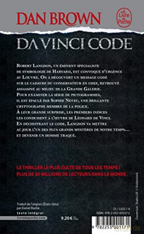 Da Vinci code (Thrillers) - Dan Brown [KSIĄŻKA]