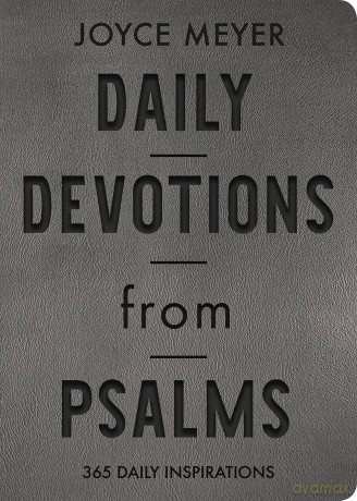 Daily Devotions from Psalms (Leather Fine Binding): 365 Daily Inspirations - Joyce Meyer [KSIĄŻKA]
