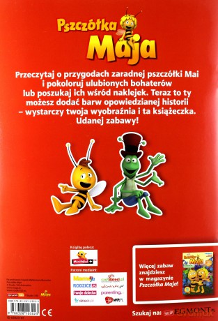 Pszczółka Maja Koloruj Czytaj Naklejaj [KSIĄŻKA]