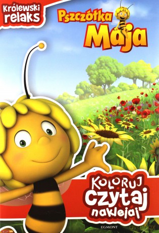 Pszczółka Maja Koloruj Czytaj Naklejaj [KSIĄŻKA]