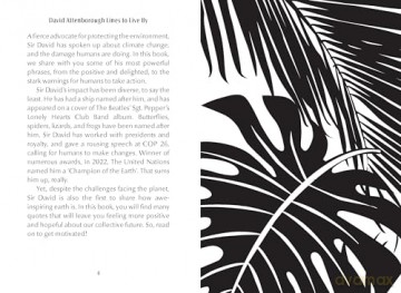 David Attenborough Lines to Live By: Embrace the wonder of your world - Pop Press [KSIĄŻKA]