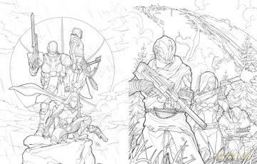Destiny: The Official Coloring Book Volume II - Ze Carlos [KSIĄŻKA]