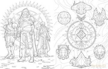 Destiny: The Official Coloring Book Volume II - Ze Carlos [KSIĄŻKA]