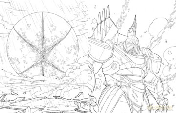 Destiny: The Official Coloring Book Volume II - Ze Carlos [KSIĄŻKA]
