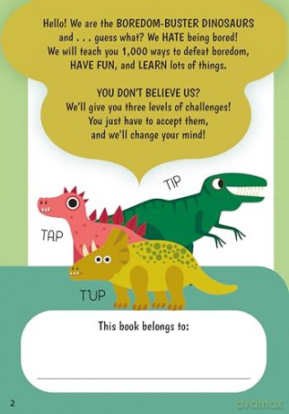 Dinosaur Boredom Buster: A Jam-Packed Activity Book for Kids - Agnese Baruzzi [KSIĄŻKA]