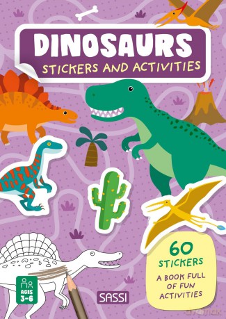 Dinosaurs: Stickers and Activities - I Trevisan [KSIĄŻKA]