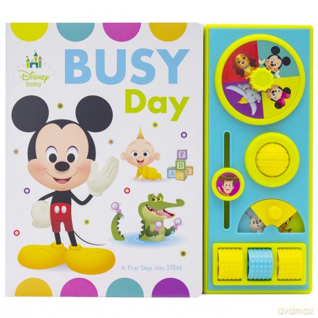 Disney Baby Mickey, Frozen, Toy Story, and More! - Busy Day Busy Box - A First Step into STEM - PI Kids: 1 [KSIĄŻKA]