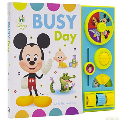 Disney Baby Mickey, Frozen, Toy Story, and More! - Busy Day Busy Box - A First Step into STEM - PI Kids: 1 [KSIĄŻKA]