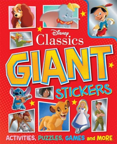 Disney Classics: Giant Stickers (Activities, puzzles, games and more) [KSIĄŻKA]