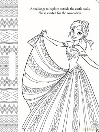 Disney Frozen: Giant Colour Me Pad [KSIĄŻKA]