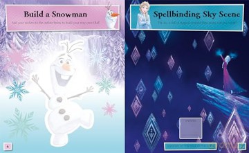Disney Frozen: Giant Stickers (Activities, puzzles, games and more) [KSIĄŻKA]