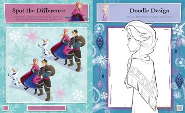Disney Frozen: Giant Stickers (Activities, puzzles, games and more) [KSIĄŻKA]