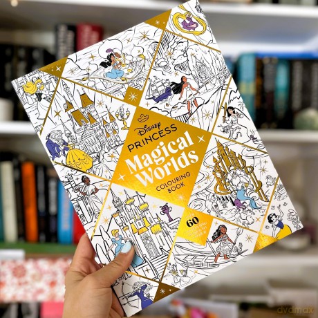 Disney Princess Magical Worlds Colouring Book - Walt Disney [KSIĄŻKA]