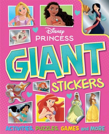 Disney Princess: Giant Stickers (Activities, puzzles, games and more) [KSIĄŻKA]