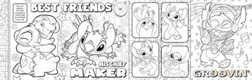 Disney Stitch: Never-Ending Colouring (6-metre Pull-out Colouring Scene) [KSIĄŻKA]