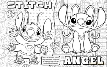 Disney Stitch: Never-Ending Colouring (6-metre Pull-out Colouring Scene) [KSIĄŻKA]