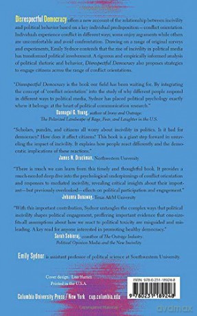 Disrespectful Democracy: The Psychology of Political Incivility - Emily Sydnor [KSIĄŻKA]