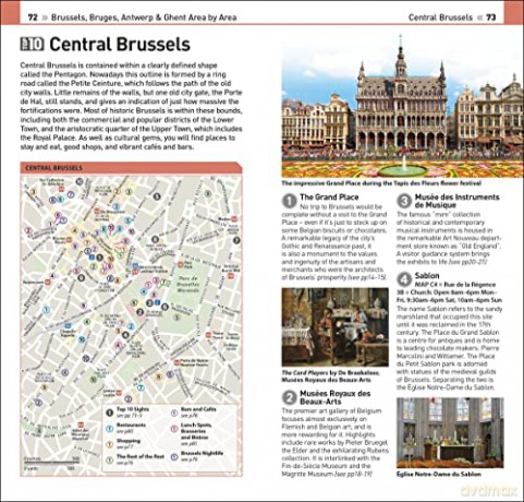 DK Top 10 Brussels, Bruges, Antwerp and Ghent (Pocket Travel Guide) [KSIĄŻKA]