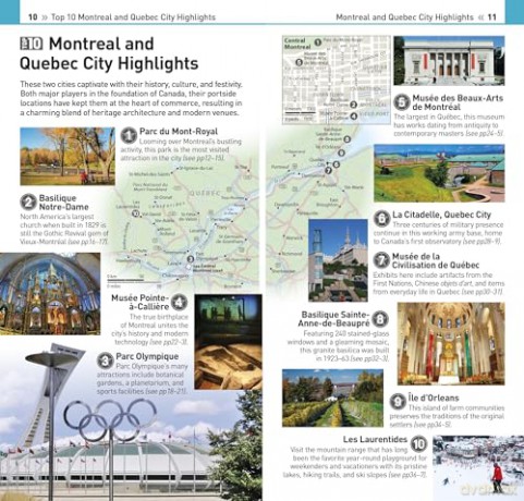 DK Top 10 Montreal and Quebec City (Pocket Travel Guide) [KSIĄŻKA]
