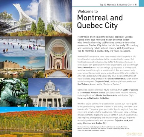 DK Top 10 Montreal and Quebec City (Pocket Travel Guide) [KSIĄŻKA]