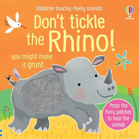 Don't Tickle the Rhino (DON'T TICKLE Touchy Feely Sound Books) - Sam Taplin [KSIĄŻKA]