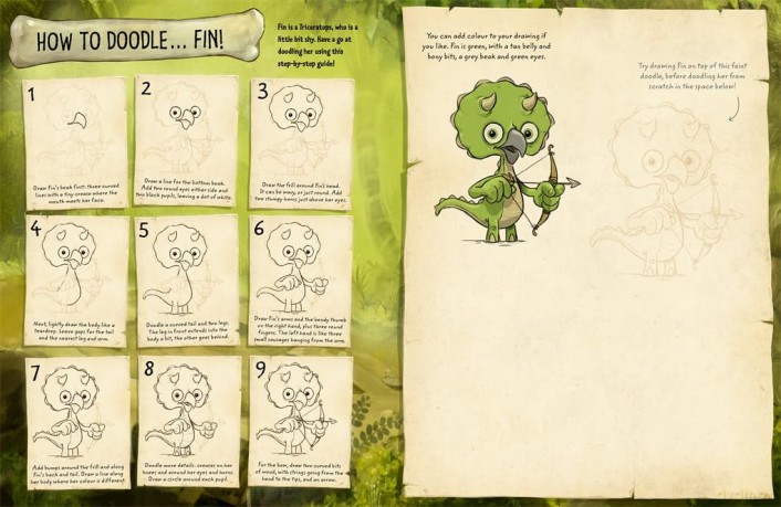 Doodle with Duddle: How to Draw Dinosaurs: from the creator of GIGANTOSAURUS - Jonny Duddle [KSIĄŻKA]