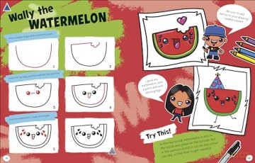 Draw with Art for Kids Hub Cute and Funny Foods (DK Bilingual Visual Dictionary) - Rob Jensen [KSIĄŻKA]
