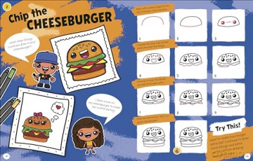 Draw with Art for Kids Hub Cute and Funny Foods (DK Bilingual Visual Dictionary) - Rob Jensen [KSIĄŻKA]