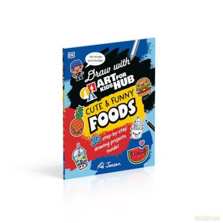 Draw with Art for Kids Hub Cute and Funny Foods (DK Bilingual Visual Dictionary) - Rob Jensen [KSIĄŻKA]