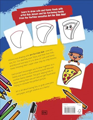 Draw with Art for Kids Hub Cute and Funny Foods (DK Bilingual Visual Dictionary) - Rob Jensen [KSIĄŻKA]