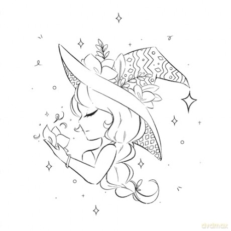 Dream of Chibis: Cute, Calm, Anime-Inspired Coloring (Dover Adult Coloring Books) - Lucy Wu [KSIĄŻKA]