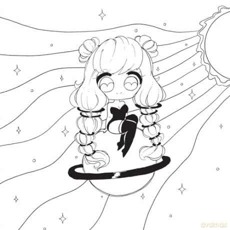 Dream of Chibis: Cute, Calm, Anime-Inspired Coloring (Dover Adult Coloring Books) - Lucy Wu [KSIĄŻKA]