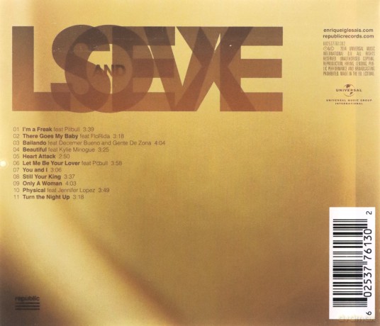 Enrique Iglesias: Sex And Love [CD]
