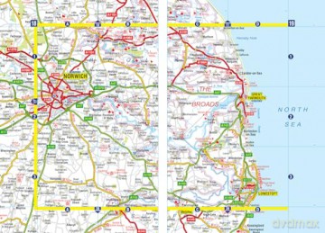 Eastern England A-Z Road Atlas