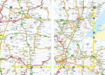 Eastern England A-Z Road Atlas