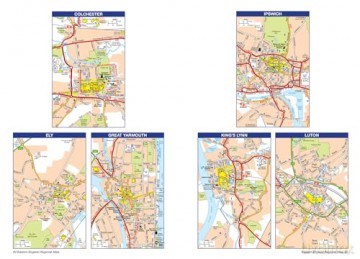 Eastern England A-Z Road Atlas