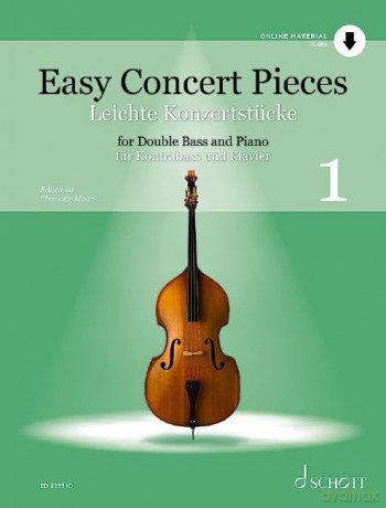 Easy Concert Pieces: For Double Bass and Piano: 1 [KSIĄŻKA]