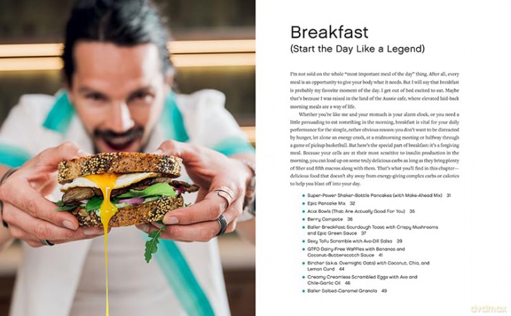 Eat Like a Legend: Delicious, Super Easy Recipes to Perform at Your Peak - Churchill Dan [KSIĄŻKA]