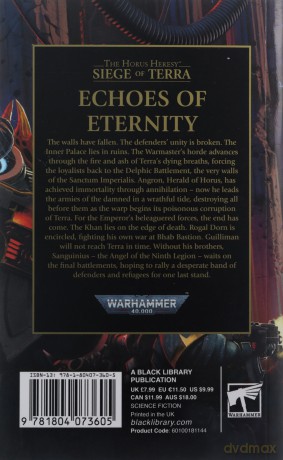 Echoes of Eternity (Volume 7) (The Horus Heresy: Siege of Terra) - A Dembski-Bowden [KSIĄŻKA]